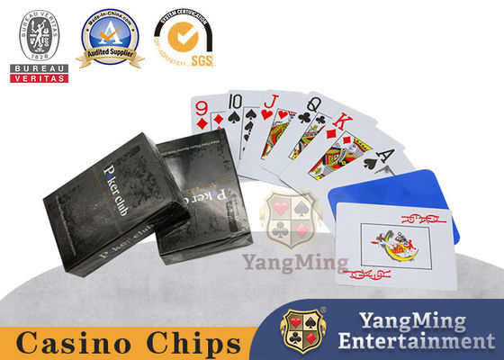 購入 100%PVCプラスチック テキサス・ホールデムテーブル カジノ専用 赤と青の防水カード オンライン製造