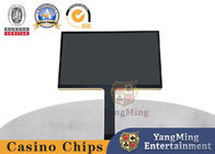 23.6 Inch Baccarat High Definition Poker Table Double Sided Monitor