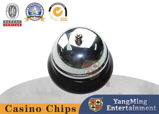 購入 Chrome Finshの金属の構造の騒々しく明確なカジノの火かき棒のテーブルの机呼出しリング オンライン製造