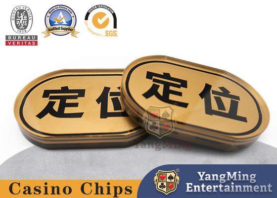 購入 Niuniuのためのカード ディーラー ボタンを置くテキサスの金アクリルのバカラ オンライン製造
