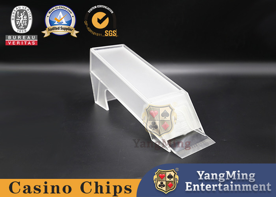 8 Pairs Poker Cards Casino Table Dealer Shoe  Customized Translucent Acrylic Plastic Iron Shaft