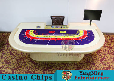 マカオVIP専用カジノテーブル エンターテインメントポーカーゲームテーブル ルックス 9人のプレイヤー