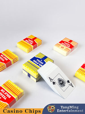防水PVC テキサス・ホールデム・トーナメント プラスチックカード 双面型 凍結型 大文字 打印カード