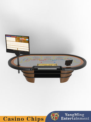 工場 パーソナライズド ギャンブル バカラ ポーカー 8人 スマートチップ インダクション ポーカーテーブル