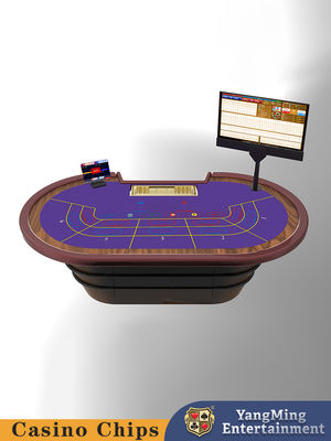 カジノ デラックスチップ センサー ポーカーテーブル プレイヤーのレイアウト パーソナライズ可能なポーカーテーブル