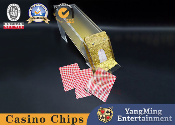 8デッキスクラブ アクリルポーカーディーラーシューズ プレイカード専用ディーラーボックス カスタマイズされたポーカーカードホルダー