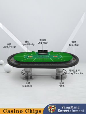 新デザイン 円形金属ディスク テキサス・ホールデム ポーカー テーブルクラブ エンターテインメント ゲーム ポーカー カウンター テーブル