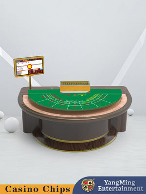 半円形トレッドル バカラテーブル エンターテインメント レジャークラブ ポーカーゲームテーブル