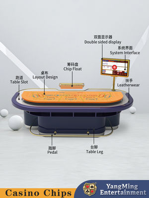 プロの品質 防水 耐火 バカラ ギャンブル テーブル サポート カラー ロゴ パターン プリント カスタマイズ