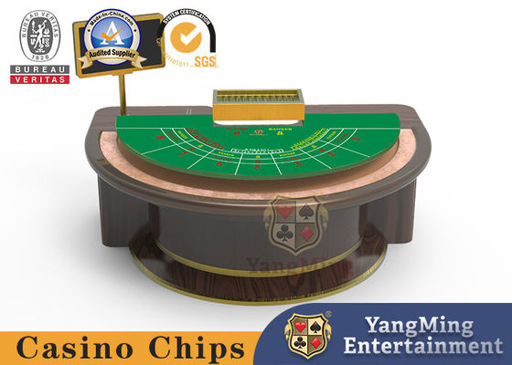 東南アジアスタイルのポーカーテーブル 半円 バカラット テキサス ライブカードゲーム チェス テーブルスポット カスタマイズ可能