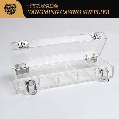 高品質100ヤード50mmポーカー ギャンブルチップトレイ カジノクラブポーカーゲーム テーブルトップチップトレイ