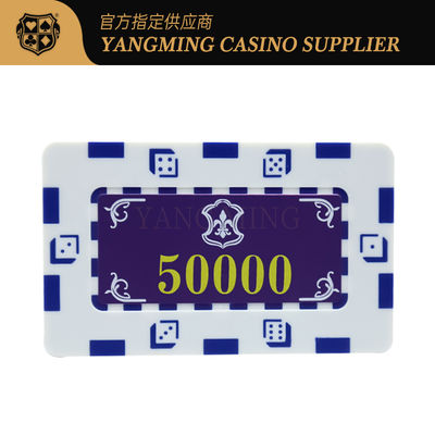 11.5g紫外線印および場合が付いているプラスチック テキサスのブラックジャックの粘土のカジノの火かき棒のチップセット