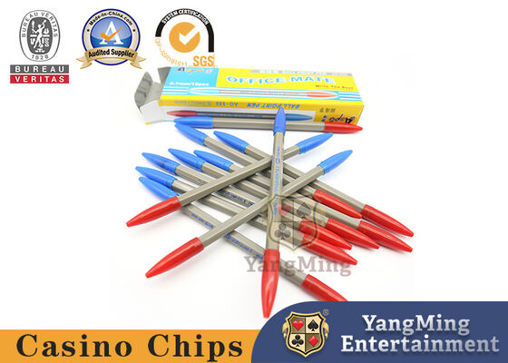 プラスチックおよびタケ バカラの賭けるシステム、カジノ公式の二重色の側面はボール ペンに露が降りる