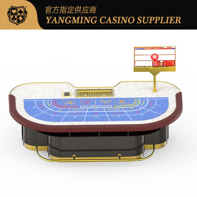 Premium Solid Wood Baccarat Poker Table for Casino Baccarat Poker Games