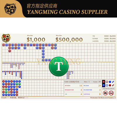 カスタムデザイン バカラ ビッグロードディスプレイシステム 理想的なカジノポーカーテーブルアプリケーション