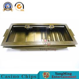 注文の単層の二重ロックの金属は皿のドラゴンのトラの賭けるテーブルを欠く浮遊物の箱を欠く