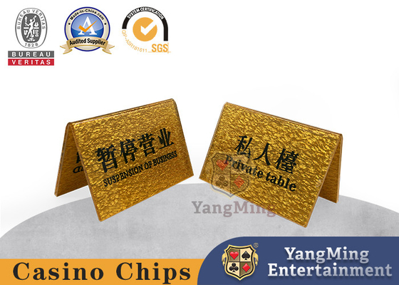 カジノのテーブル注文の私用カード金VIPボタンは設計されていたロゴである場合もある